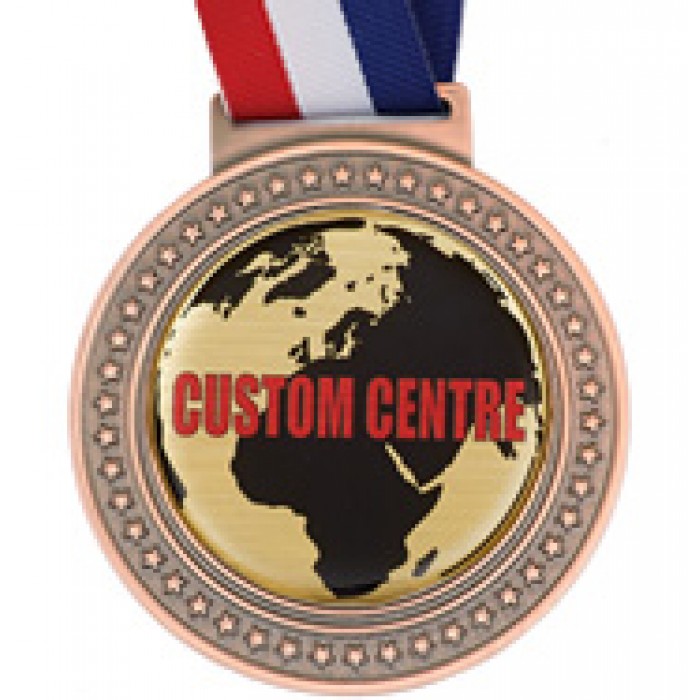 100MM OLYMPIC HEAVY CUSTOM VINYL MEDAL (6MM THICK)  GOLD,SILVER OR BRONZE **BEST SELLER**